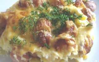 Картошка с сосисками в духовке. Пошаговый рецепт с фото