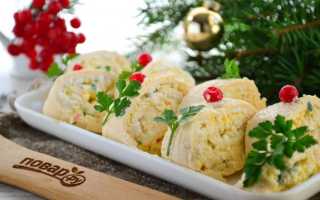 Рулетики из ветчины с разными начинками — лучшие рецепты с фото