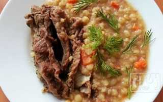 Гороховая каша с копченостями: пошаговый рецепт с фото