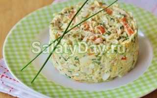 Салаты из мяса криля консервированного. Рецепты классического без майонеза с рисом, яйцом, авокадо, яблоком, ананасами