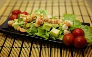 Салат с рукколой и креветками — 5 вкусный рецептов