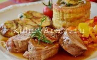 Мясо в аэрогриле свинина с картошкой