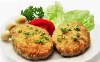 Котлеты с грибами в духовке: вкусный рецепт с фото