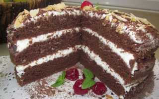 Готовим очень вкусный и простой шоколадный торт на кефире