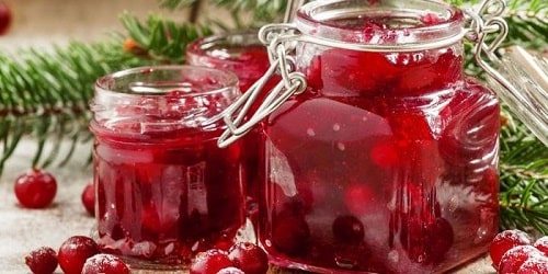 клюква протертая с сахаром