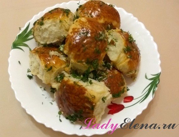 Пампушки с чесноком фото рецепт