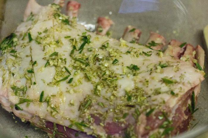 рецепт маринада баранины для запекания в духовке