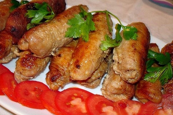 Рулетики из свинины вкусные рецепты