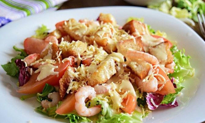 салат цезарь классический рецепт