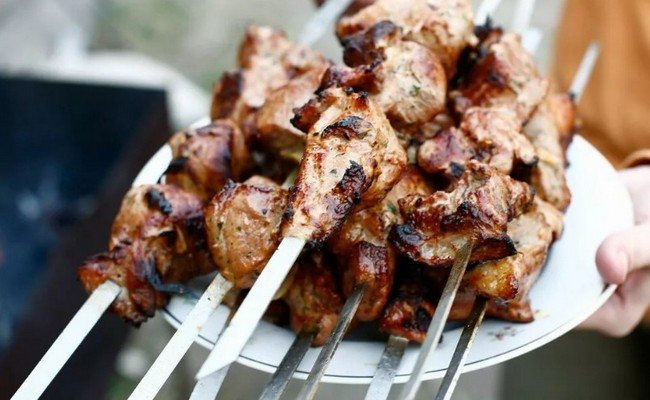 шашлык из кролика