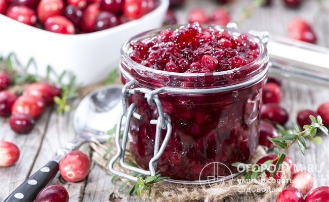 Варенье из клюквы – самое вкусное и эффективное природное лекарство