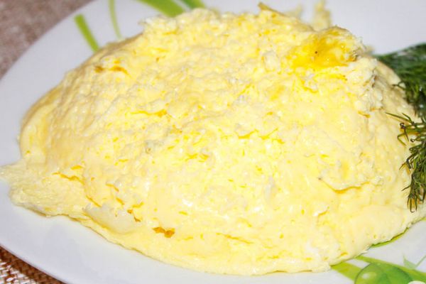 яичница с молоком